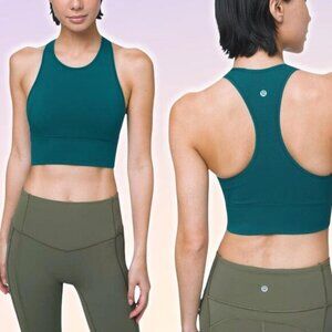 LULULEMON Ebb to Train Bra Top Sz 4 Laguna
